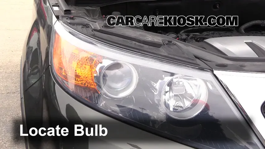 2012 Kia Sorento EX 3.5L V6 Lights Turn Signal - Front (replace bulb)